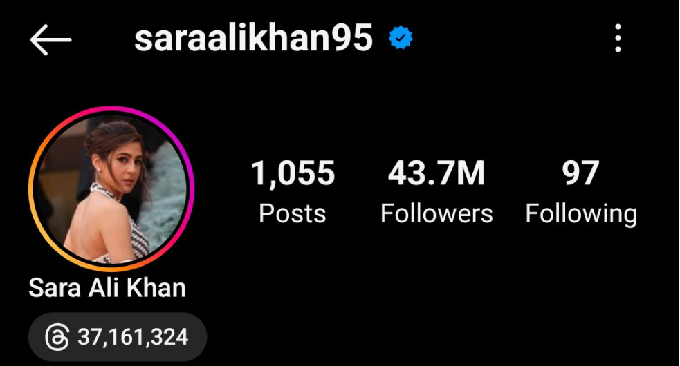 Sara Ali Khan Instagram